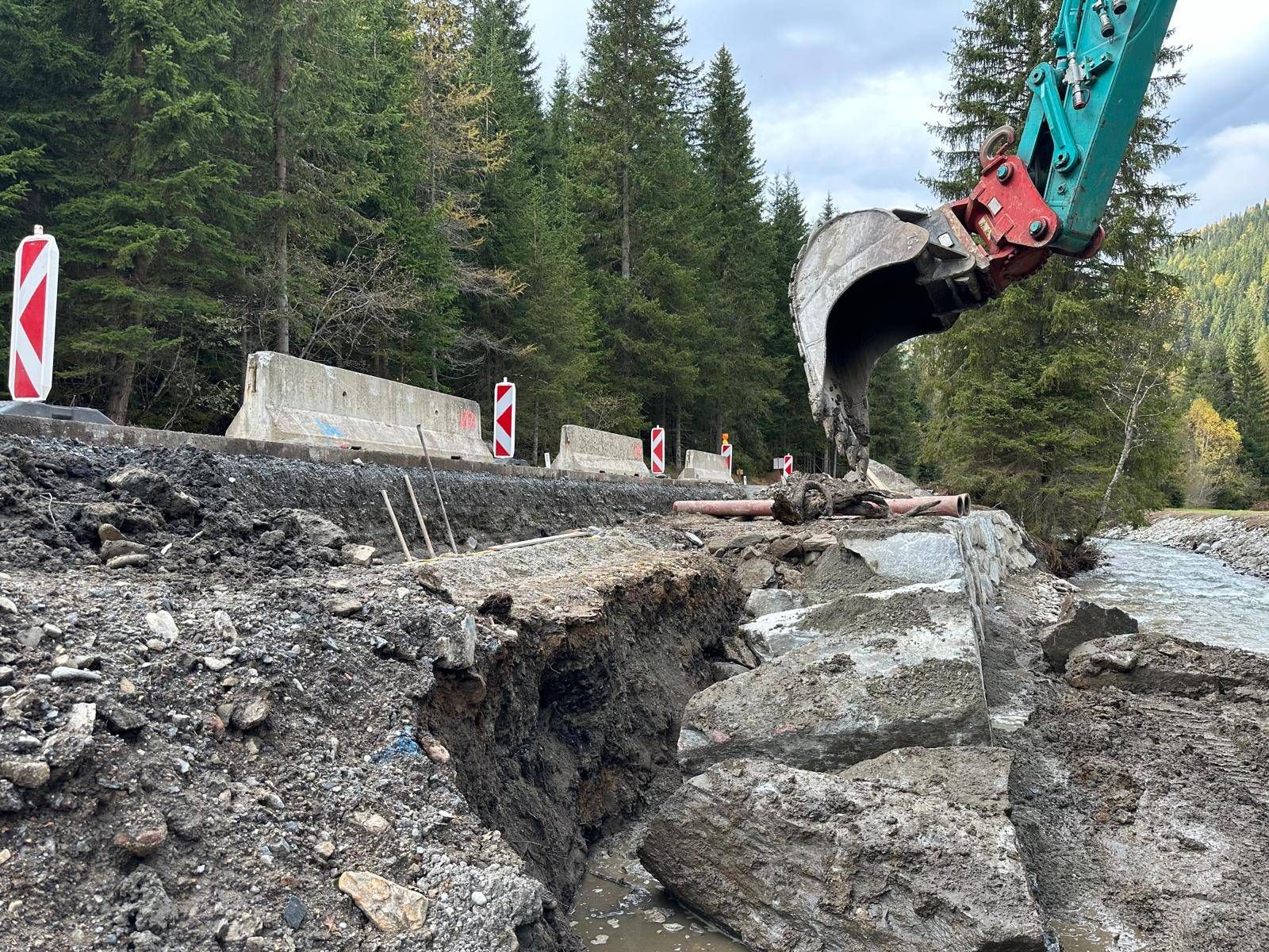 Die Innerkremser Stra&szlig;e erfordert besondere Aufmerksamkeit. Foto: Land K&auml;rnten