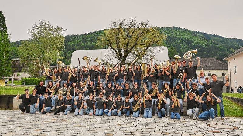 Die &bdquo;JuBlaMu&ldquo; aus Feistritz