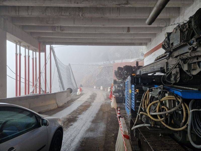 Viele Gailtaler machten sich von der Baustelle selbst ein Bild.