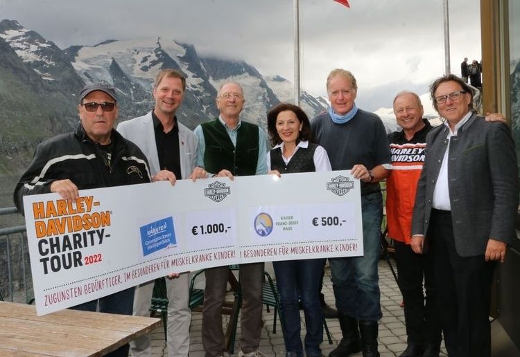 Harley - Fahrer f&uuml;r den guten Zweck